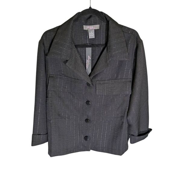 Olivia & Martin Jackets & Blazers - NWT Olivia & Martin Jacket/Shirt Women’s Large L Gray with Pockets Women's Large